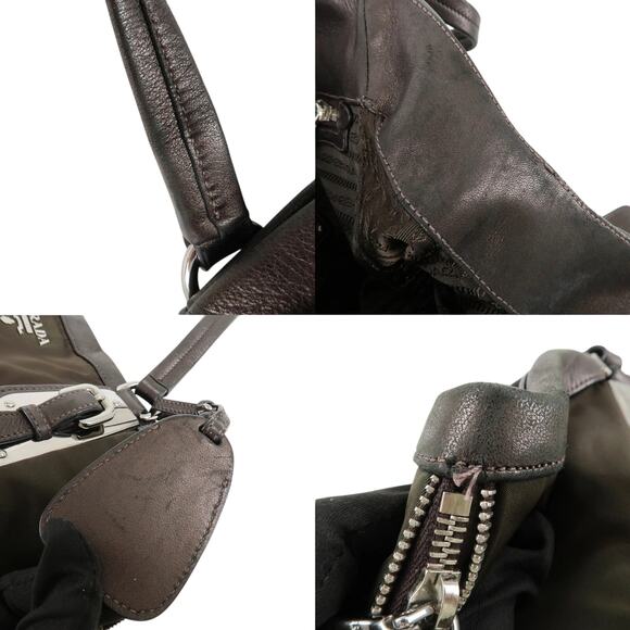 💎✨BEAUTIFUL✨💎Authentic PRADA Logo Nylon Tote Bag - Picture 7 of 8